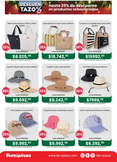 Vista previa Ferniplast catálogo válido desde el 11.12.2025 | Página: 5 | Productos: Sombrero, Gorra, Bolso
