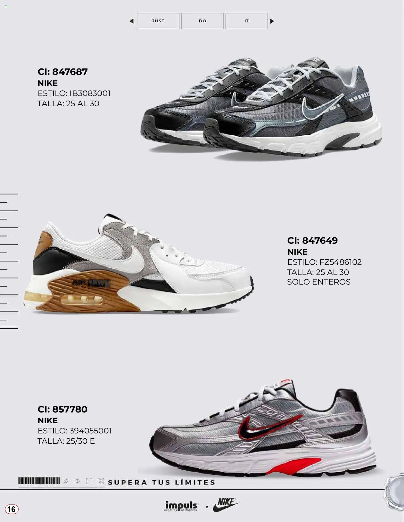 Nuevas ofertas de Impuls válidas en toda la República Mexicana desde el 04.11.2025. ¡Encuentra las mejores ofertas en Impuls catálogo De Zapatillas NIKE 2025! | Página: 16