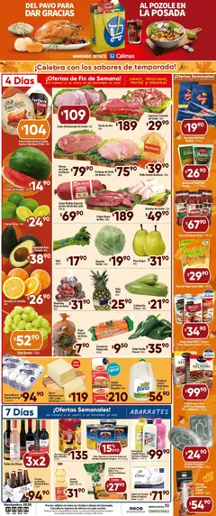 Vista previa de Calimax folleto, nuevo folleto de la tienda, válido en México a partir del 21.11.2025