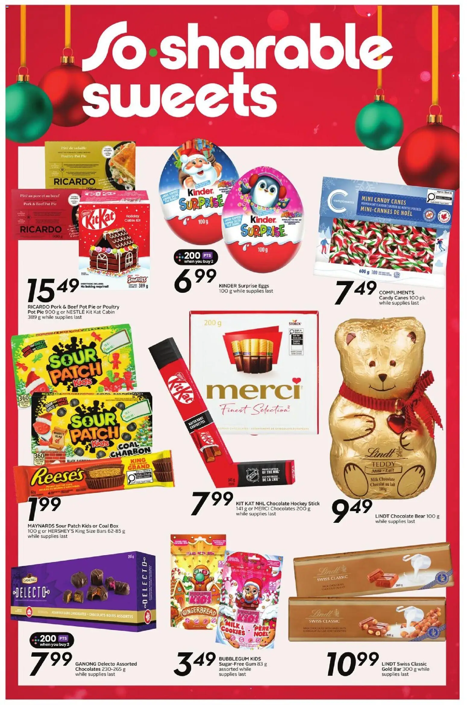 Sobeys flyer valid from 04.12.2025 | Page: 21 | Products: Beef, Cookies, Chocolate, Pork