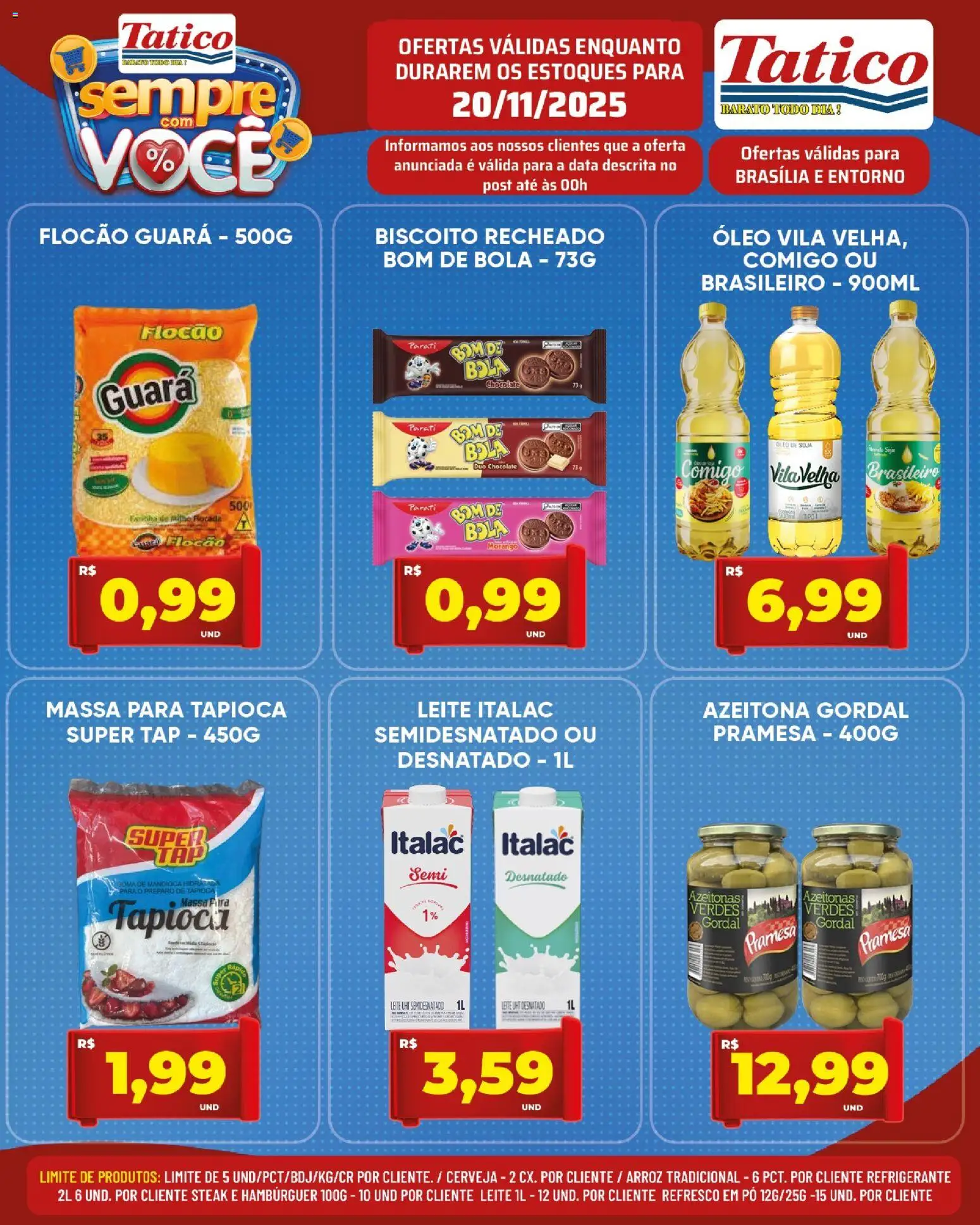 Tatico Folheto - válido de 20.11.2025 | Página: 3 | Produtos: Azeitonas, Pó, Biscoito, Óleo