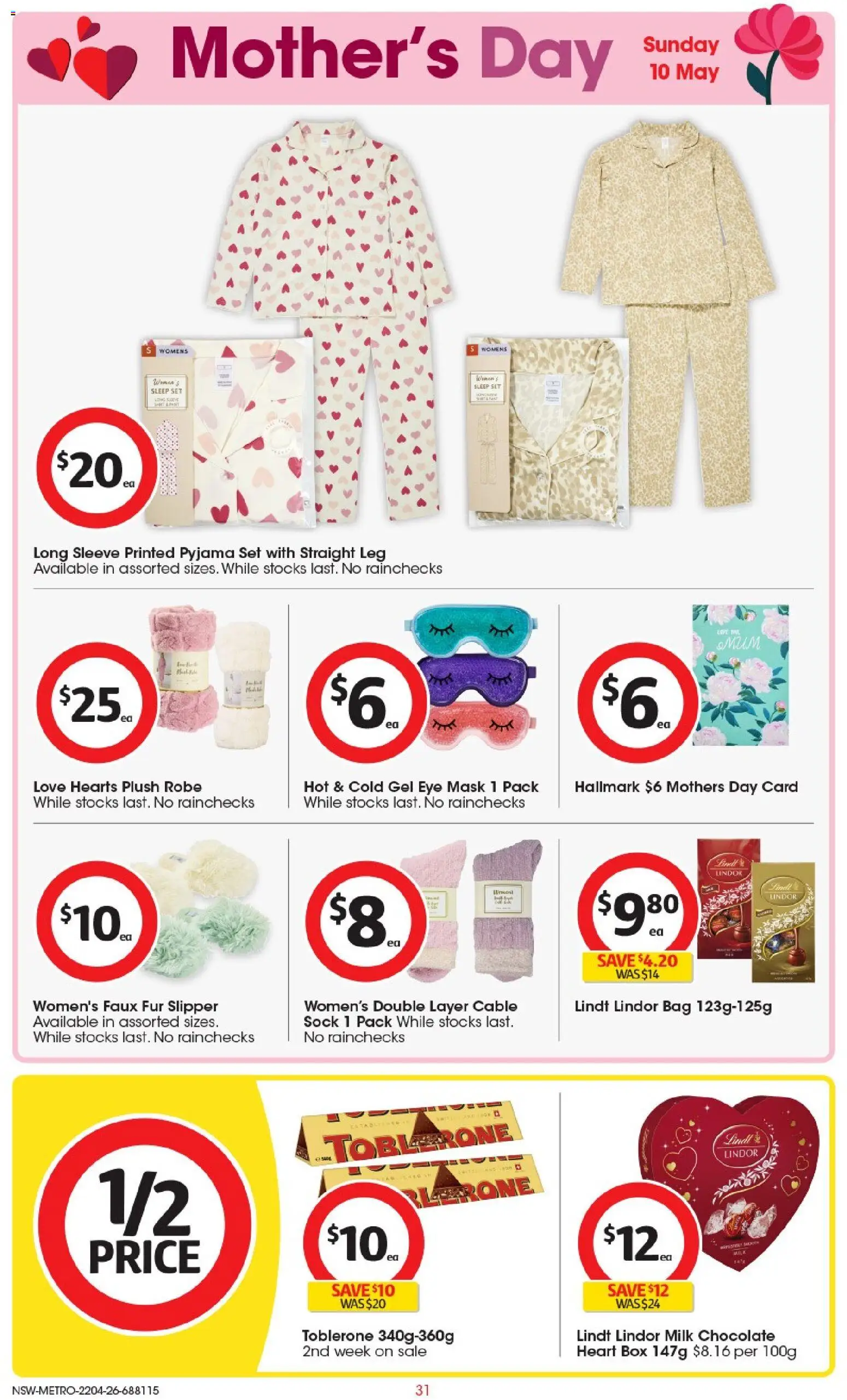 Coles catalogue - valid from 22.04.2026 | Page: 31 | Products: Box, Chocolate, Cable, Bag