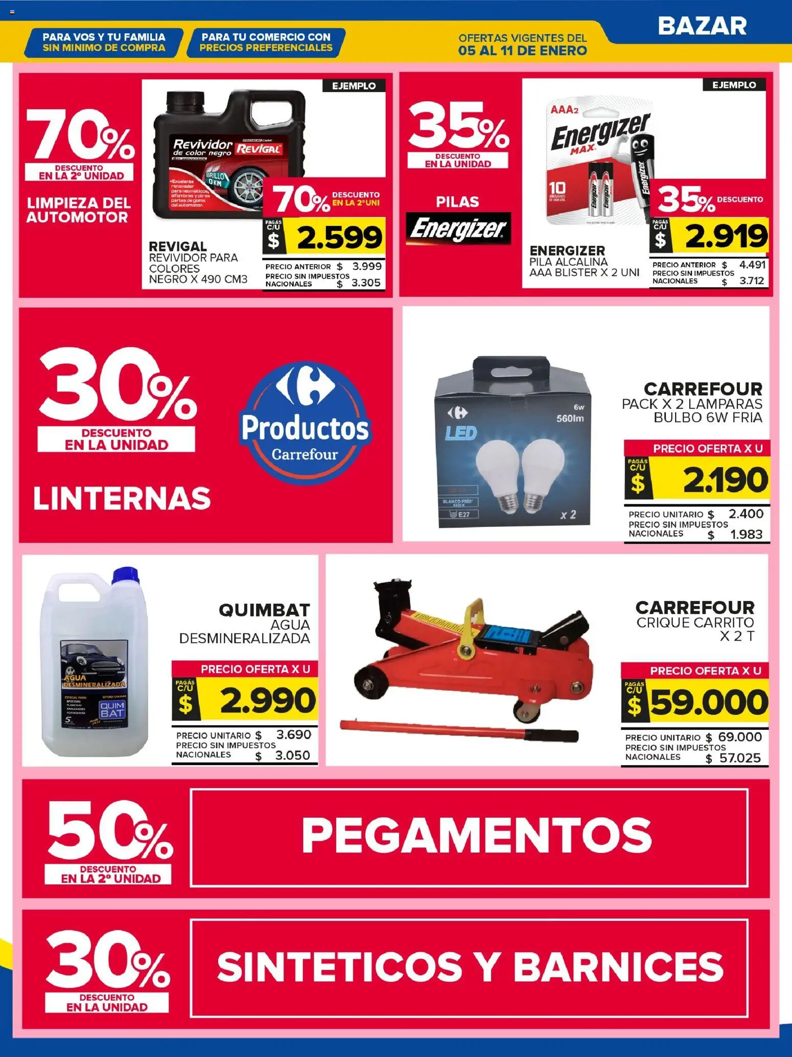 Carrefour Maxi catálogo │ válido desde el 05.01.2026 | Página: 24 | Productos: Pila, Pilas, Brillo, Agua