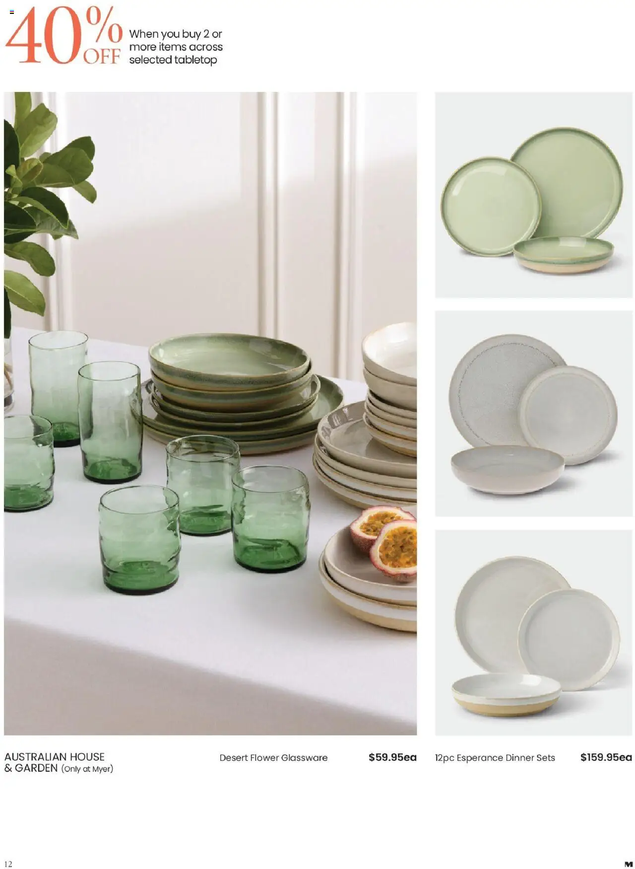Myer catalogue - valid from 04.08.2025 | Page: 12 | Products: Glassware