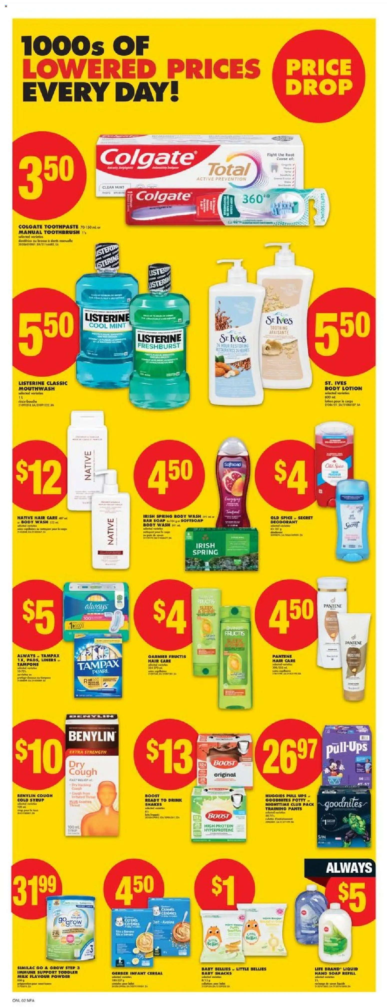 No Frills flyer valid from 15.01.2026 | Page: 8 | Products: Deodorant, Mouthwash, Milk, Pants
