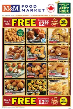 Preview of M&M Food Market weekly flyer / circulaire from shop M&M Food Market valid from 04.12.2025