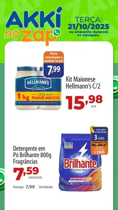 Akki Atacadista - Ofertas do Dia - Pré-Visualização do folheto da loja Akki Atacadista, válido de 21.10.2025