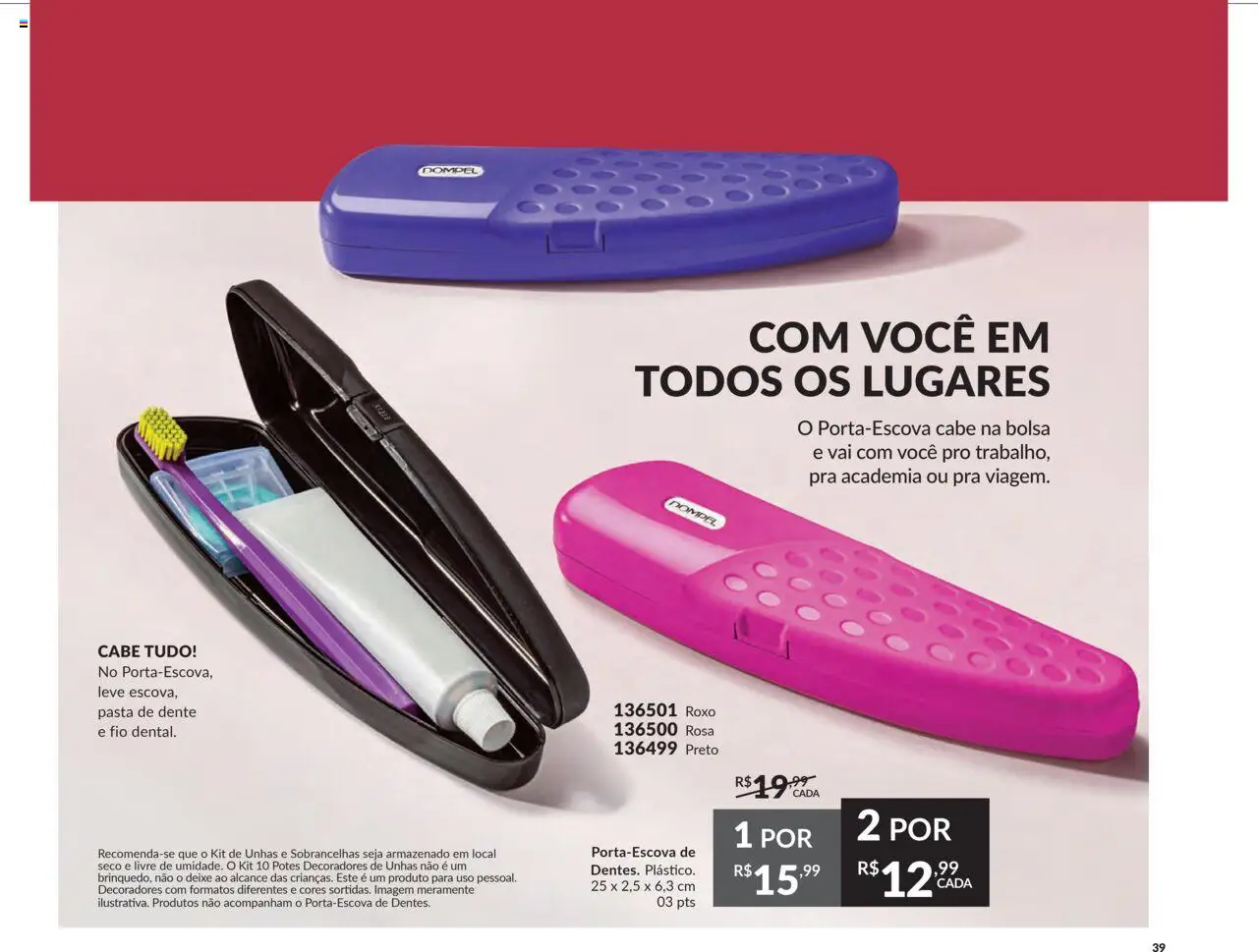 Avon Folheto - válido de 26.09.2025 | Página: 39 | Produtos: Pasta, Potes, Bolsa