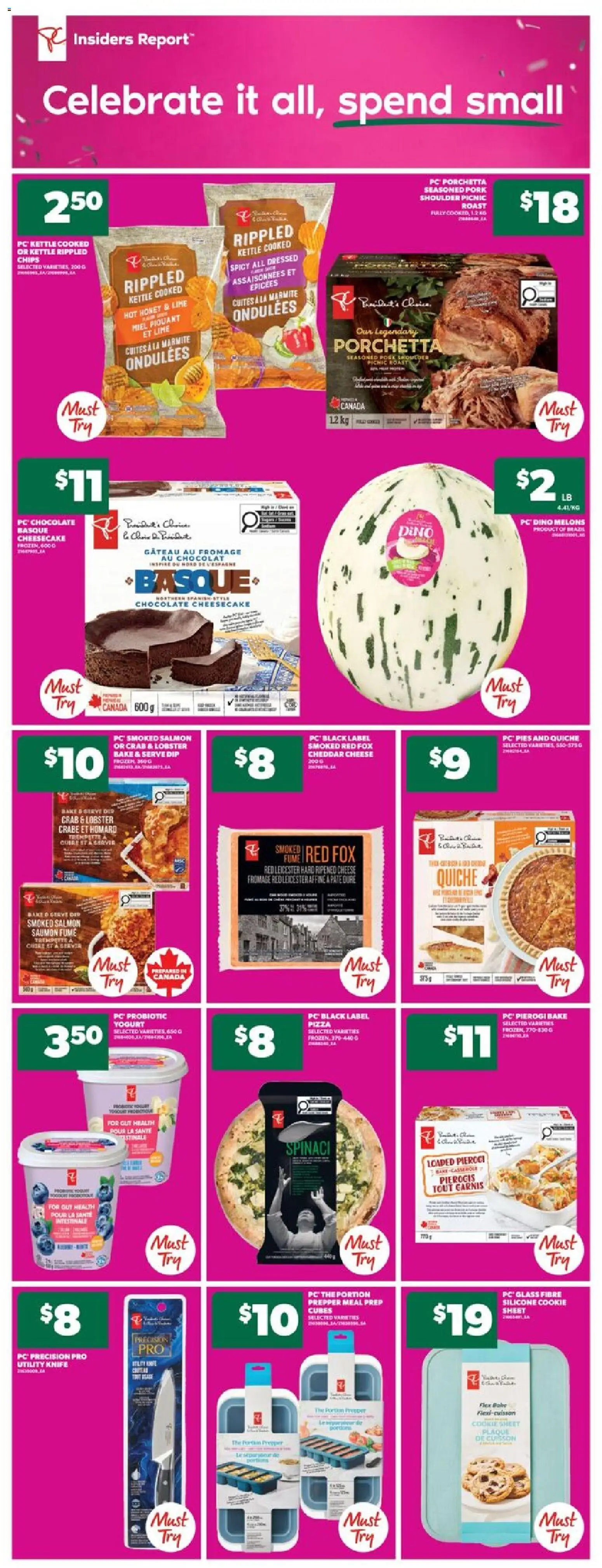 Real Canadian Superstore flyer valid from 11.12.2025 | Page: 11 | Products: Chips, PC, Kettle, Yogurt