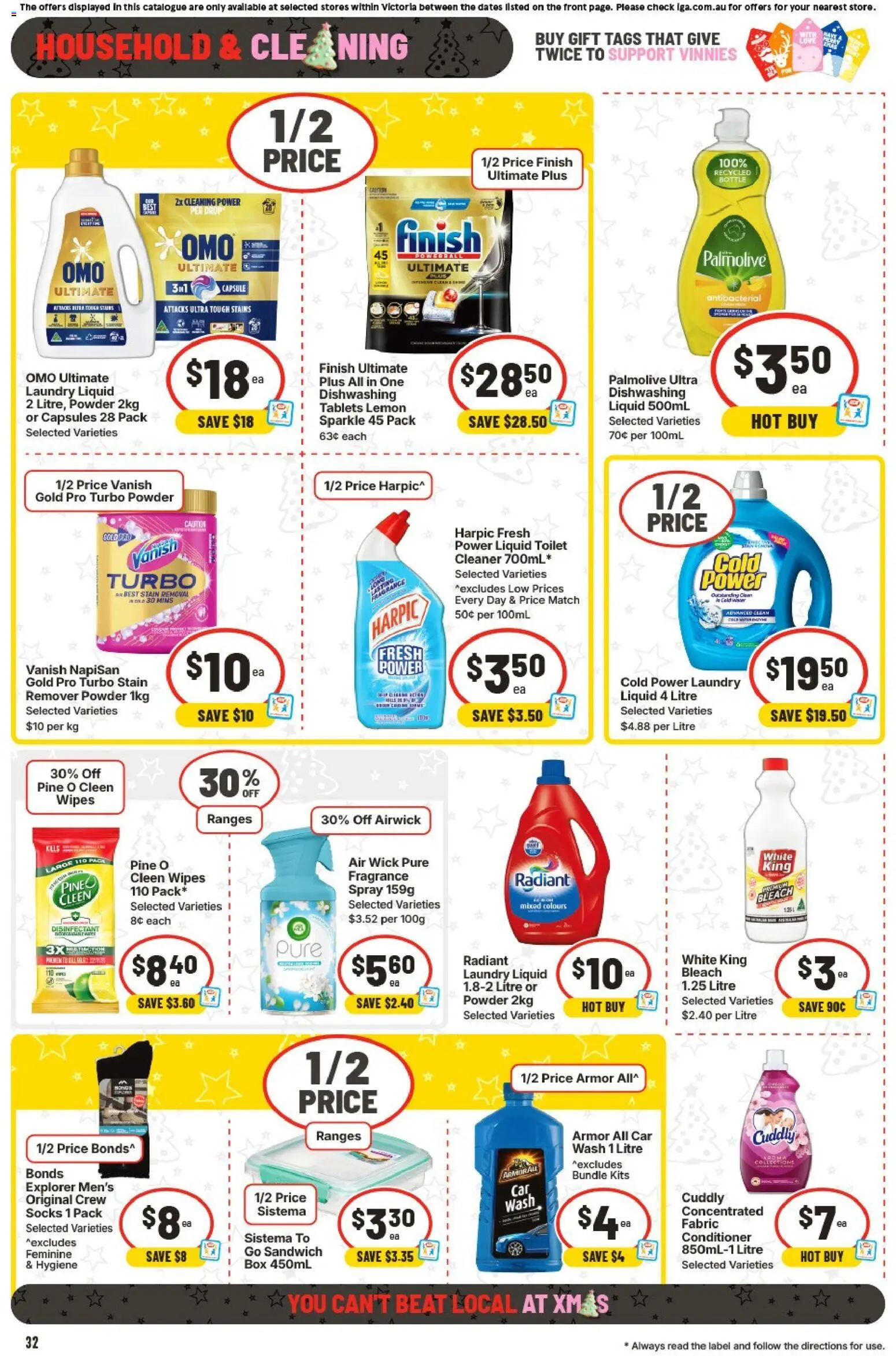 IGA catalogue - valid from 10.12.2025 | Page: 36 | Products: Household, Powder, Conditioner, Lemon
