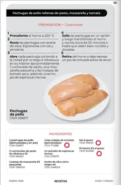 Vista previa de Aceite de oliva extra virgen KS, Aceite de oliva extra virgen KS ITEM 1249003, nuevo folleto de la tienda, válido en México a partir del 01.01.2026 | Página: 66