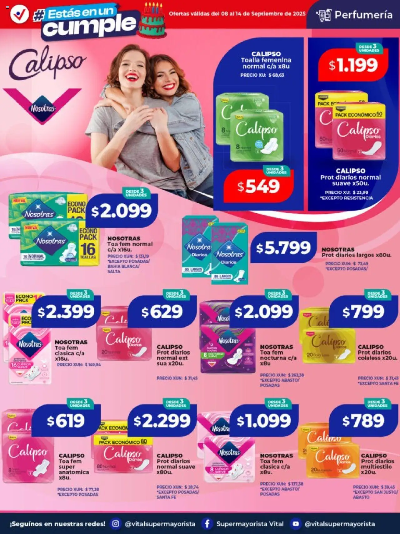 Vital ofertas - Posadas │ válido desde el 08.09.2025 | Página: 7 | Productos: Toalla, Toallas