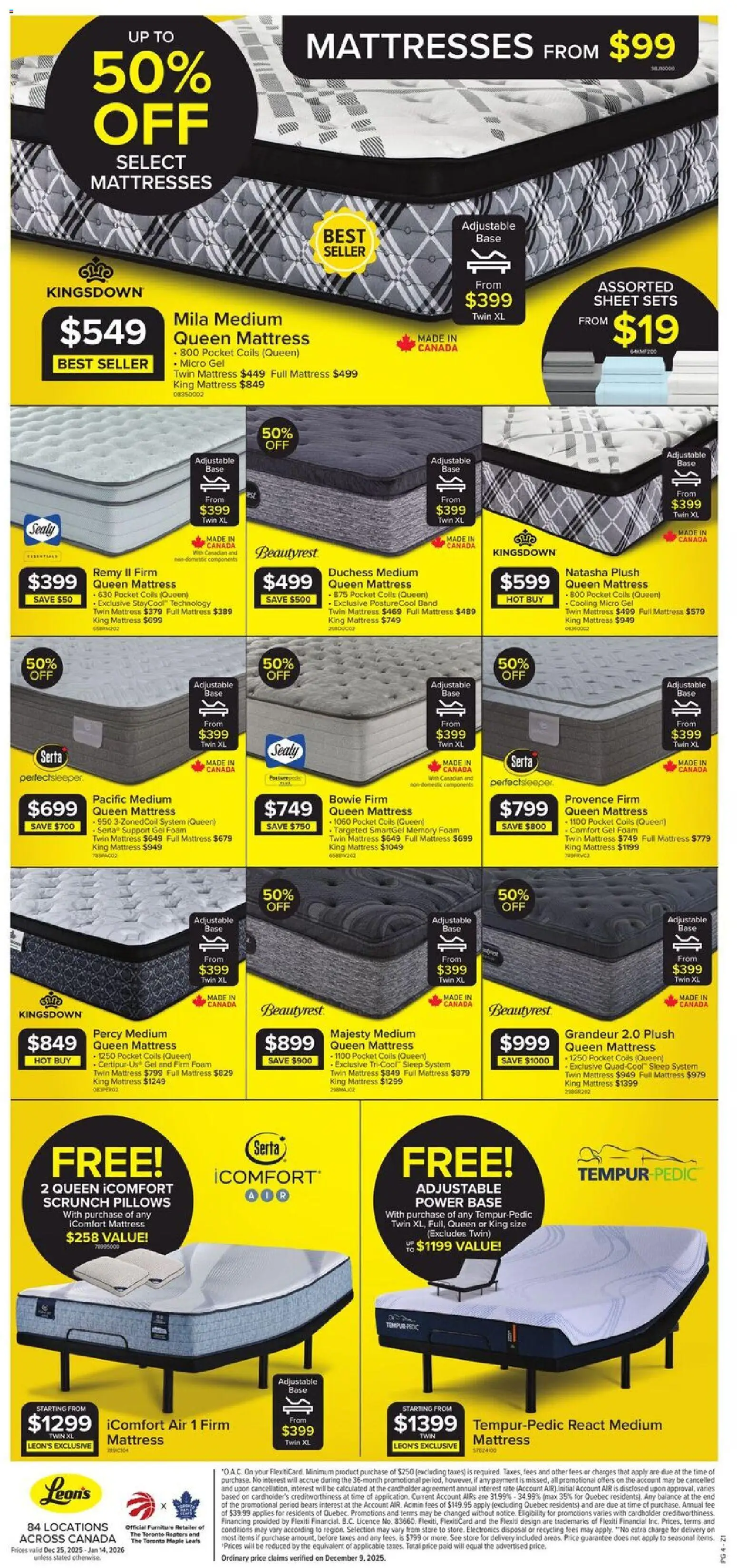 Leon's flyer valid from 25.12.2025 | Page: 5 | Products: Mattress