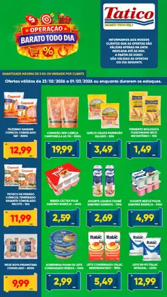 Tatico - Ofertas da semana - Pré-Visualização do folheto da loja Tatico, válido de 23.02.2026