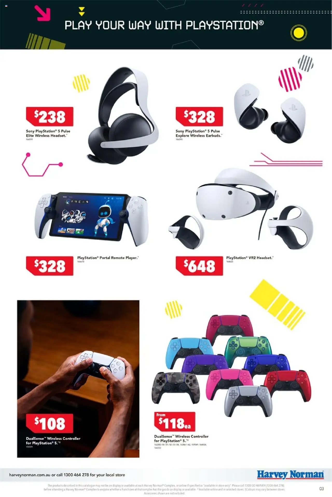 Harvey Norman catalogue - valid from 08.08.2025 | Page: 3 | Products: Accessories, Controller, Headset