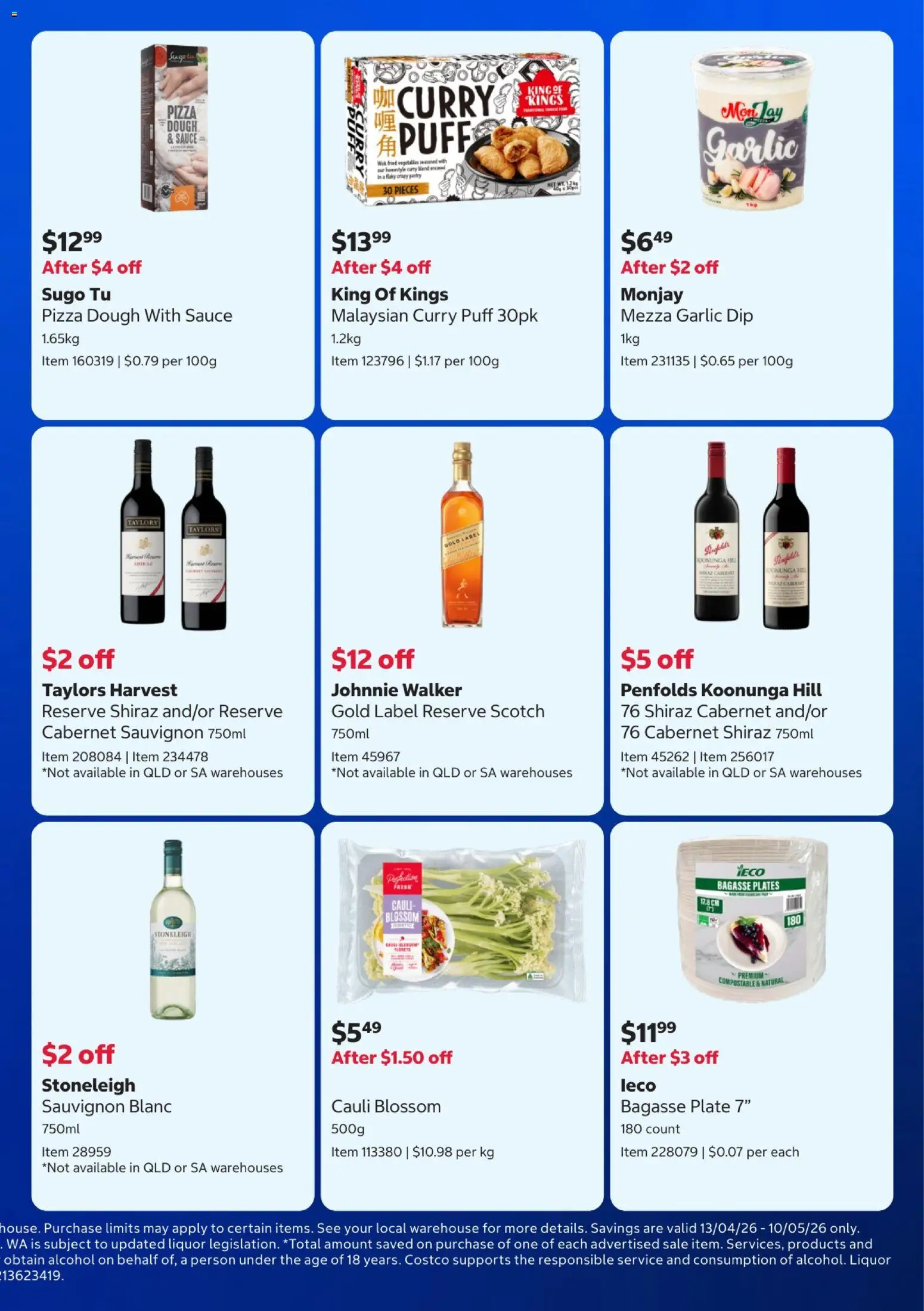 Costco catalogue - valid from 13.04.2026 | Page: 11 | Products: Curry, Pastry, Vegetables, Garlic