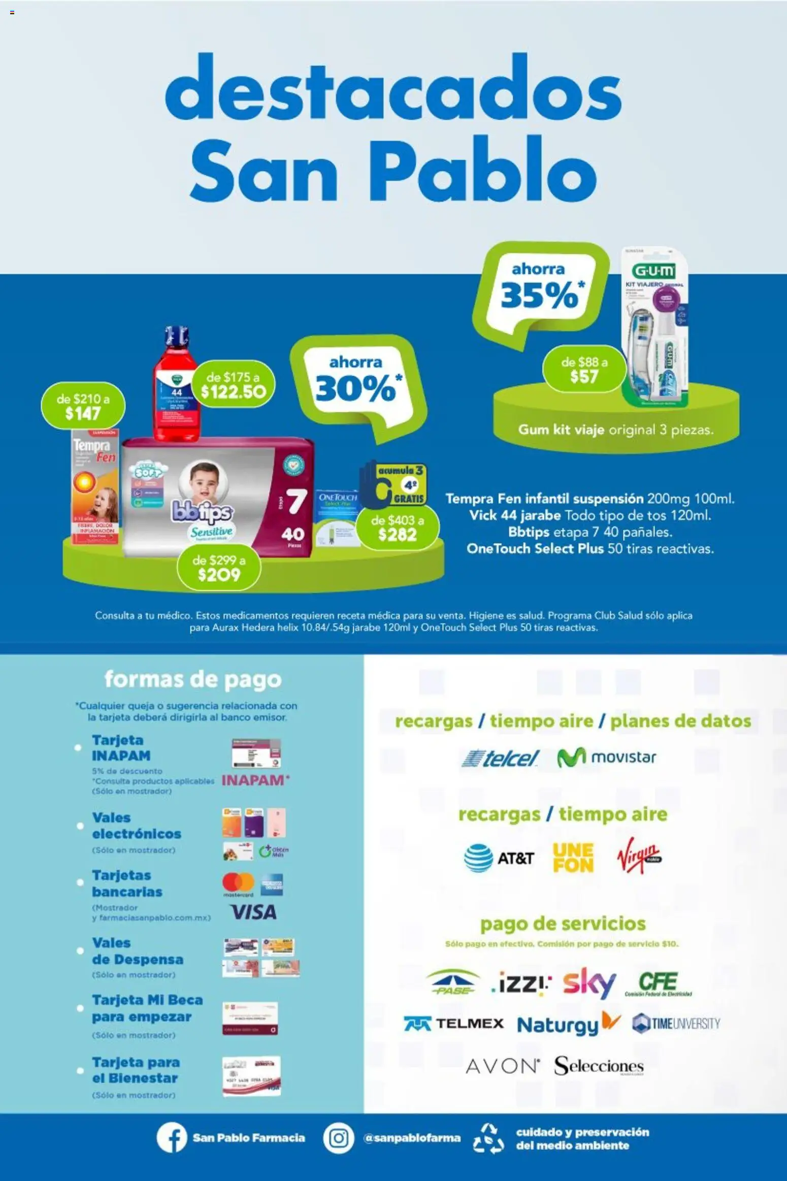 Nuevas ofertas de Farmacia San Pablo válidas en toda la República Mexicana desde el 08.02.2026. ¡Encuentra las mejores ofertas en Farmacia San Pablo catálogo! | Página: 16