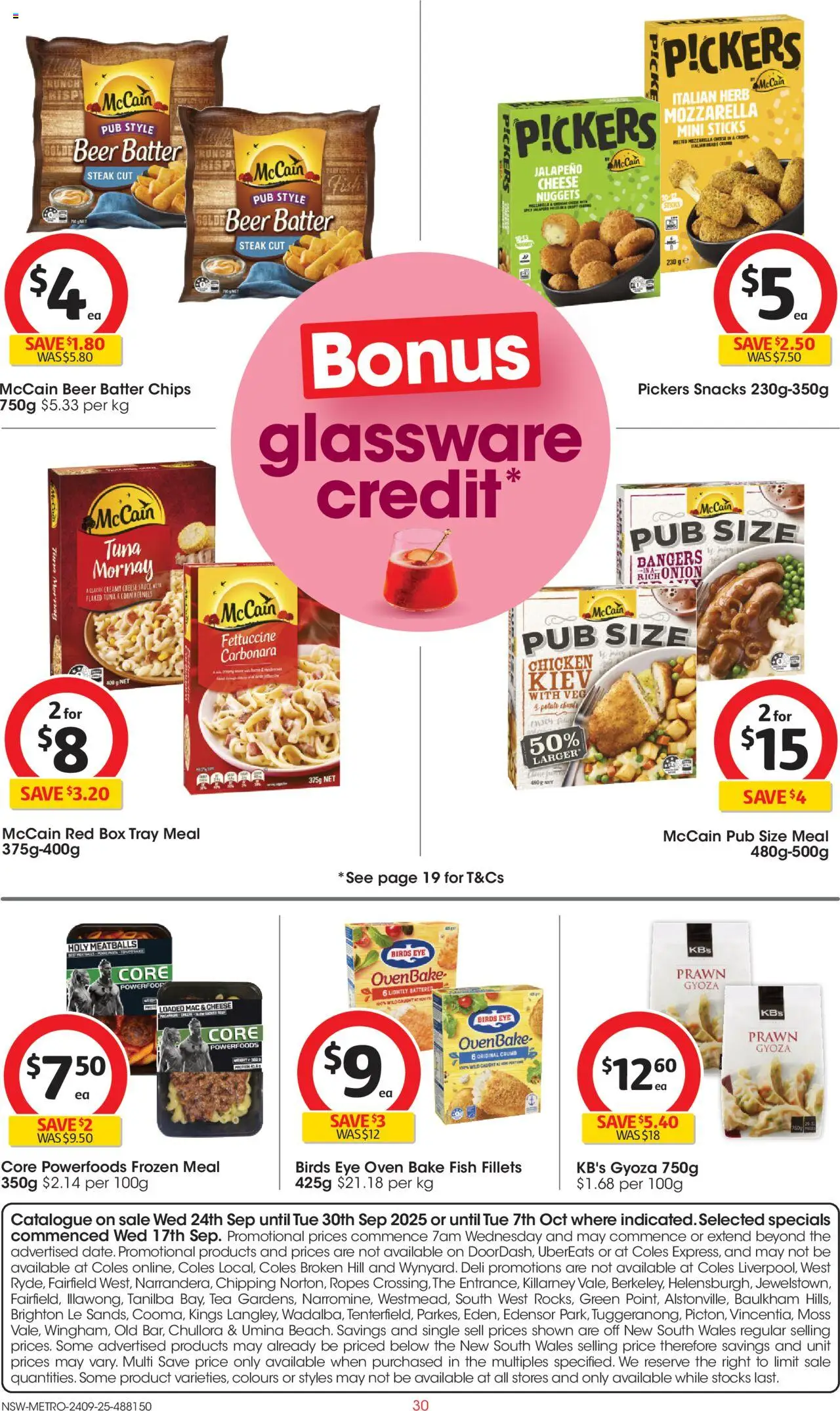 Coles catalogue - valid from 24.09.2025 | Page: 30 | Products: Box, Beer, Tea, Tuna