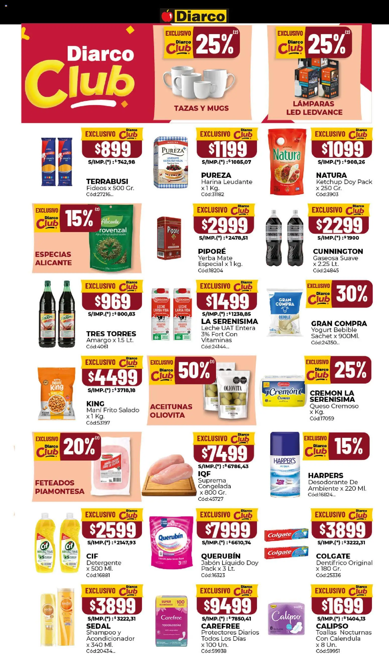 Diarco - Ofertas  │ válido desde el 24.11.2025 | Página: 10 | Productos: Mate, Ketchup, Jabón, Detergente