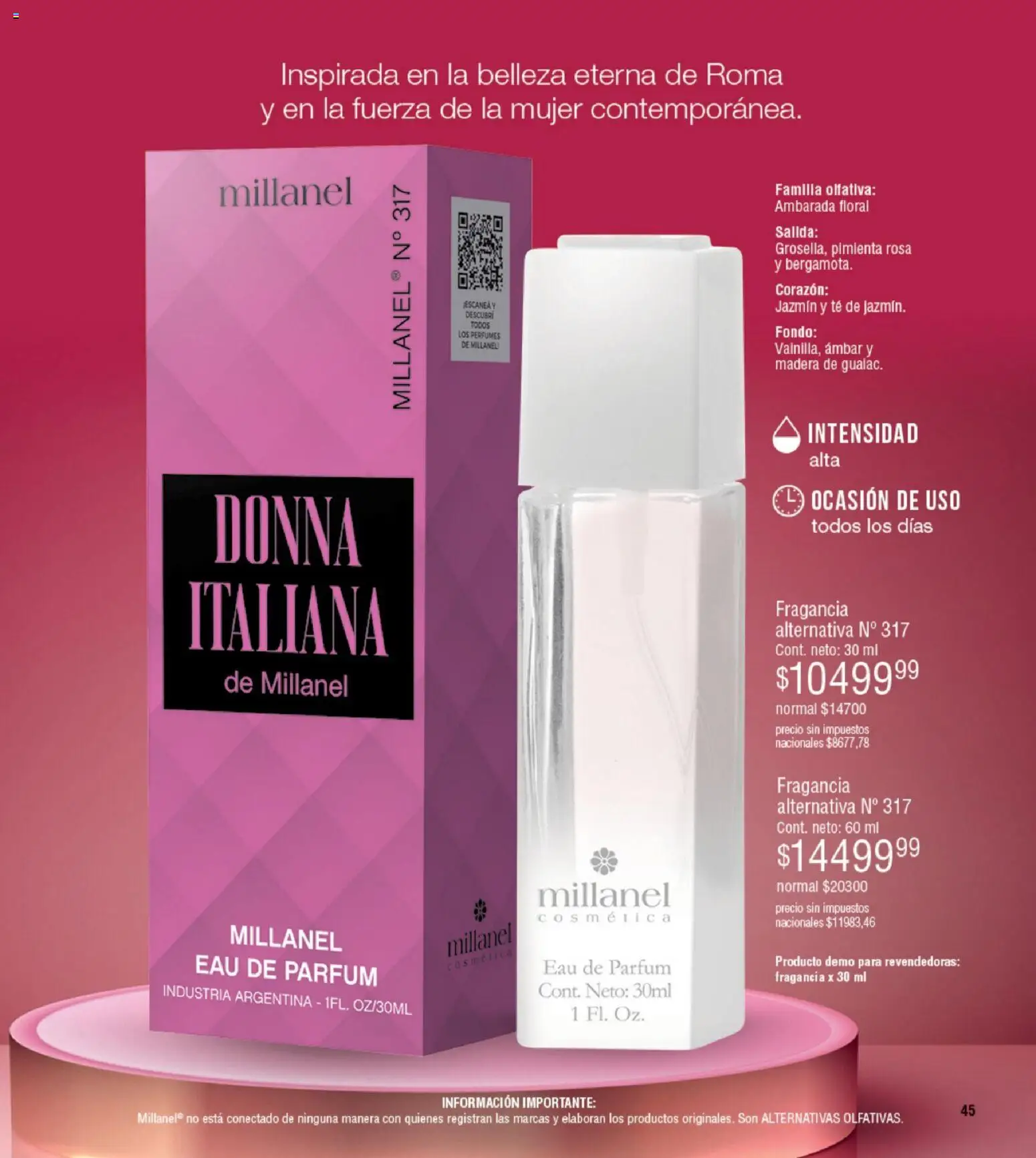 Millanel - Catálogo │ válido desde el 05.01.2026 | Página: 45 | Productos: Fragancia, Pimienta, Té