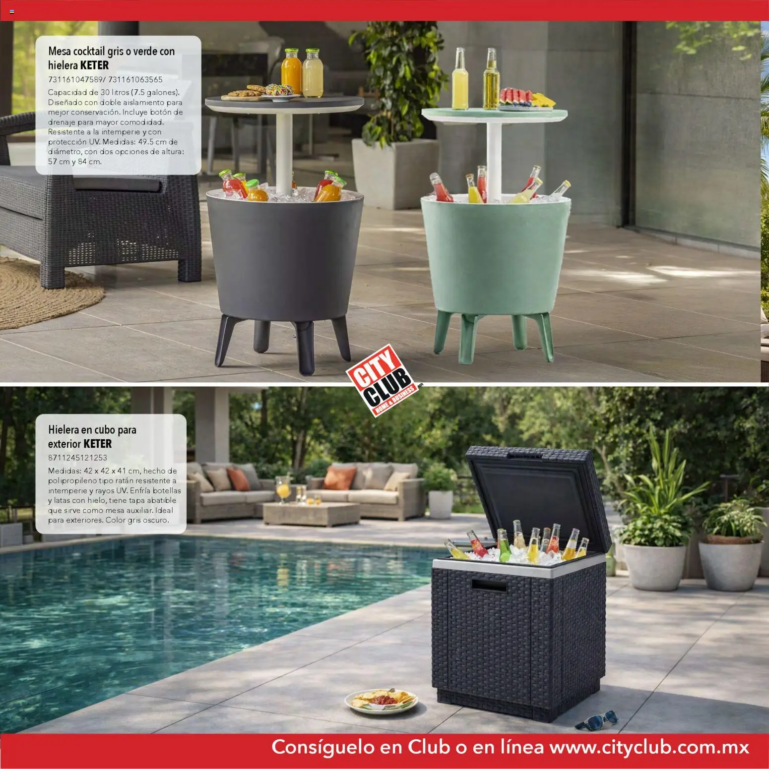 Nuevas ofertas de City Club válidas en toda la República Mexicana desde el 13.03.2026. ¡Encuentra las mejores ofertas en City Club Catálogo de muebles! | Página: 8