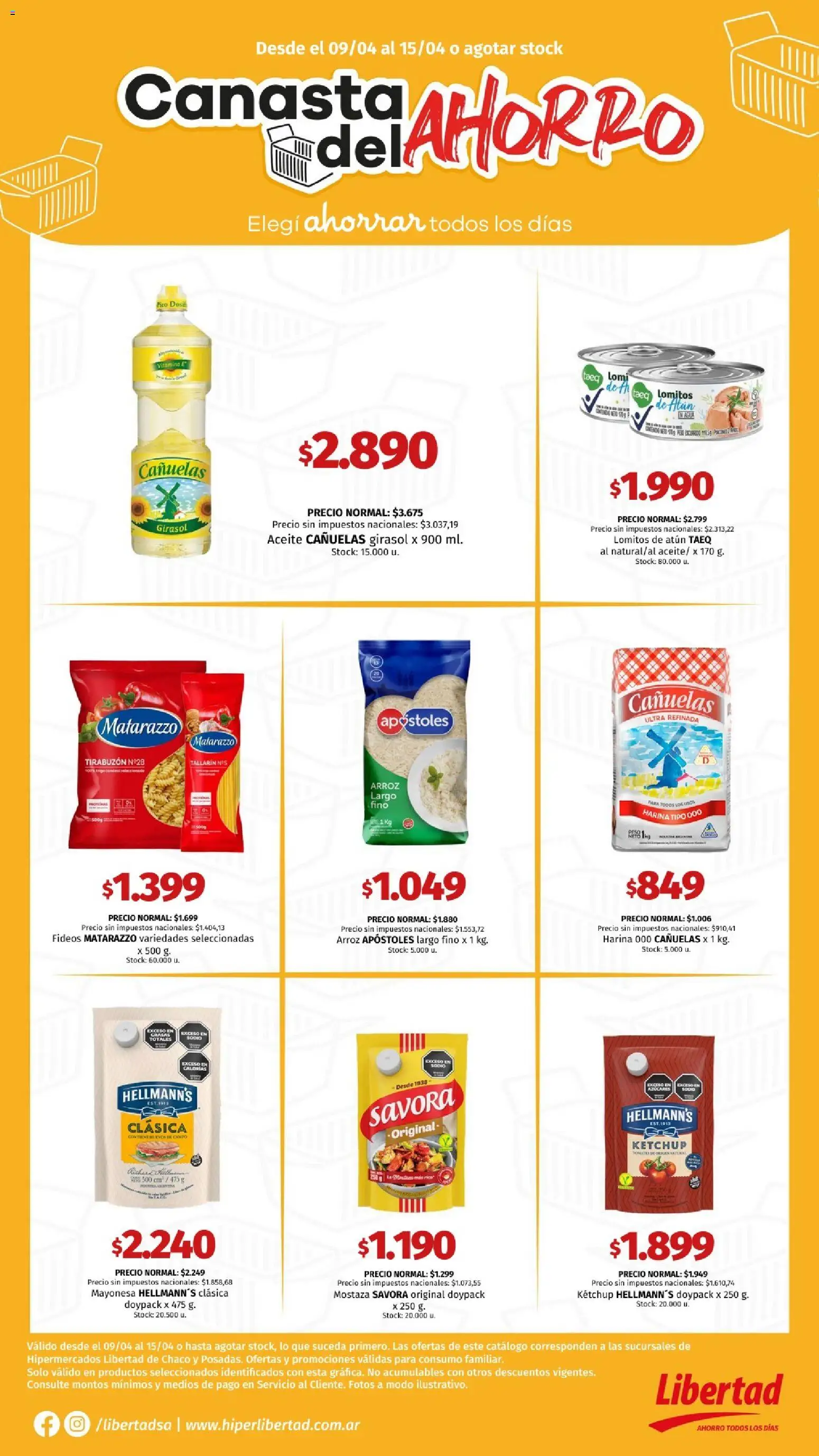 Hipermercado Libertad catálogo │ válido desde el 09.04.2026 | Página: 1