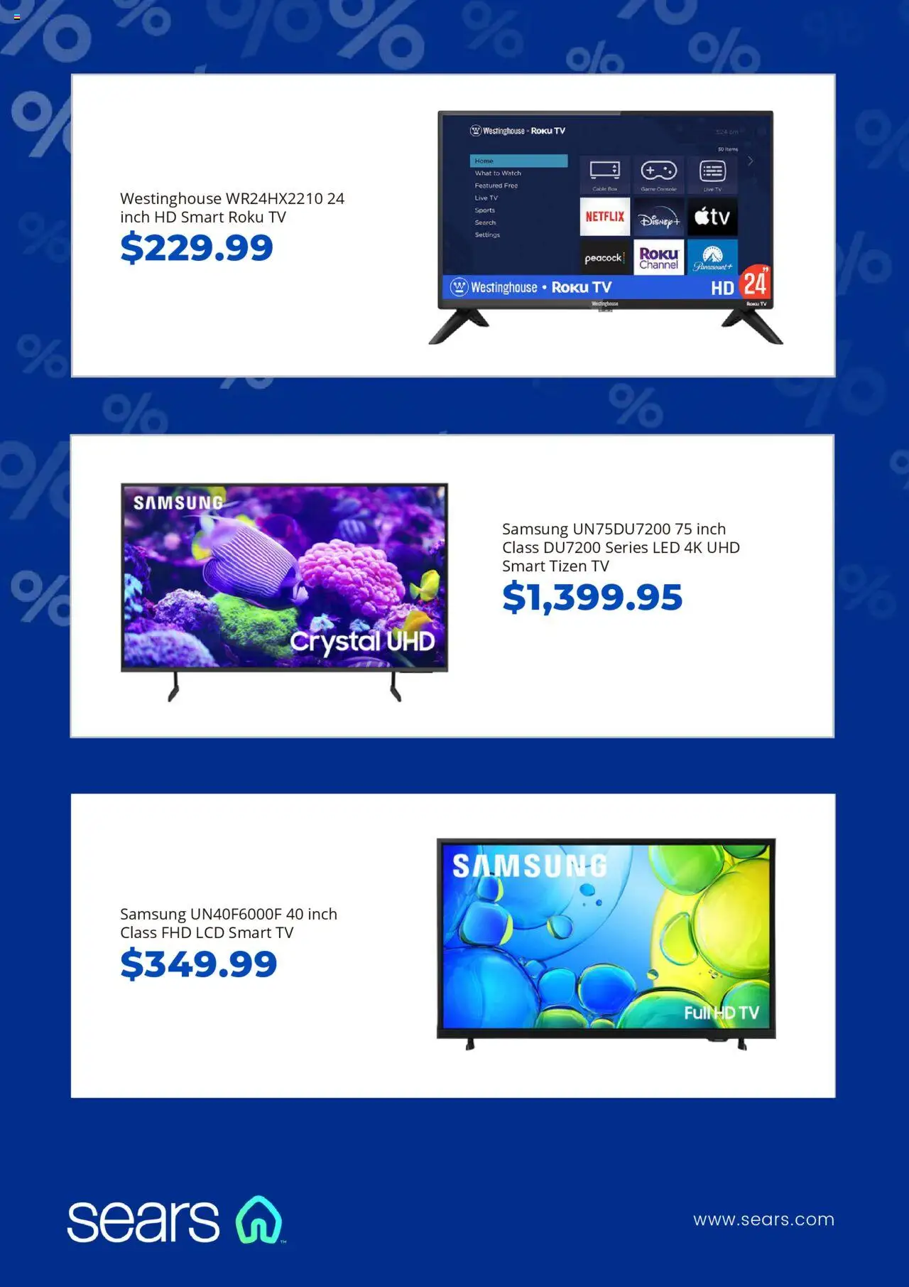 Sears Weekly Ad - valid from 06.08.2025 | Page: 4 | Products: Box, Watch, Tv, Game console