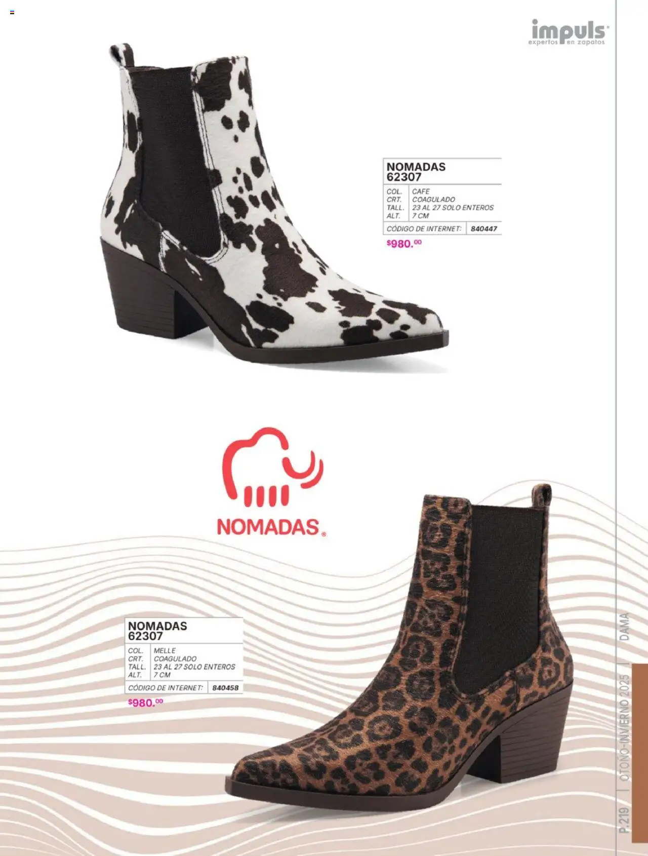 Nuevas ofertas de Impuls válidas en toda la República Mexicana desde el 07.07.2025. ¡Encuentra las mejores ofertas en Impuls catálogo Dama Otoño-Invierno 2025! | Página: 221 | Productos: Zapatos, Café