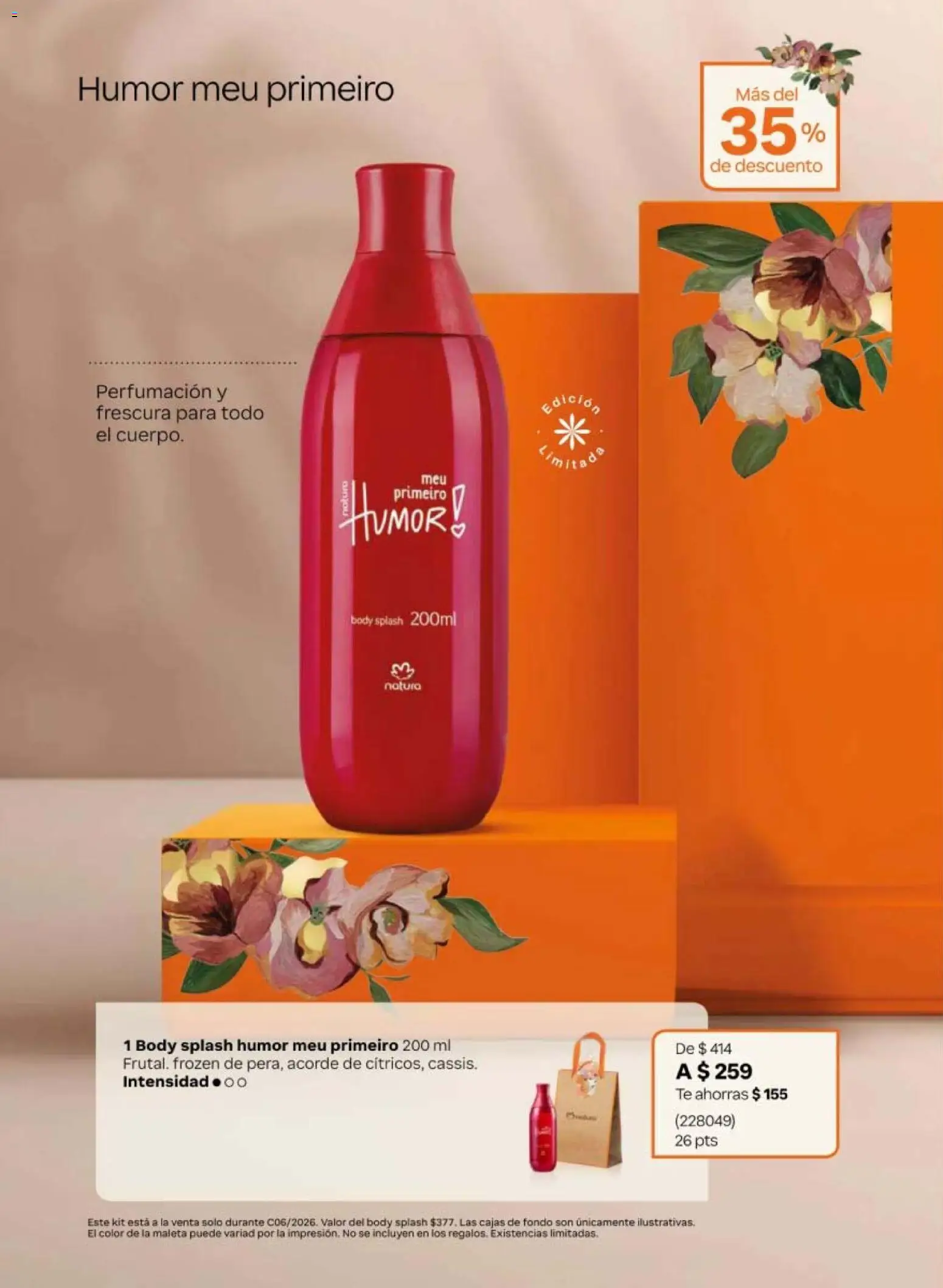 Nuevas ofertas de Natura válidas en toda la República Mexicana desde el 02.04.2026. ¡Encuentra las mejores ofertas en Natura campaña 6 2026! | Página: 16 | Productos: Maleta, Body, Té