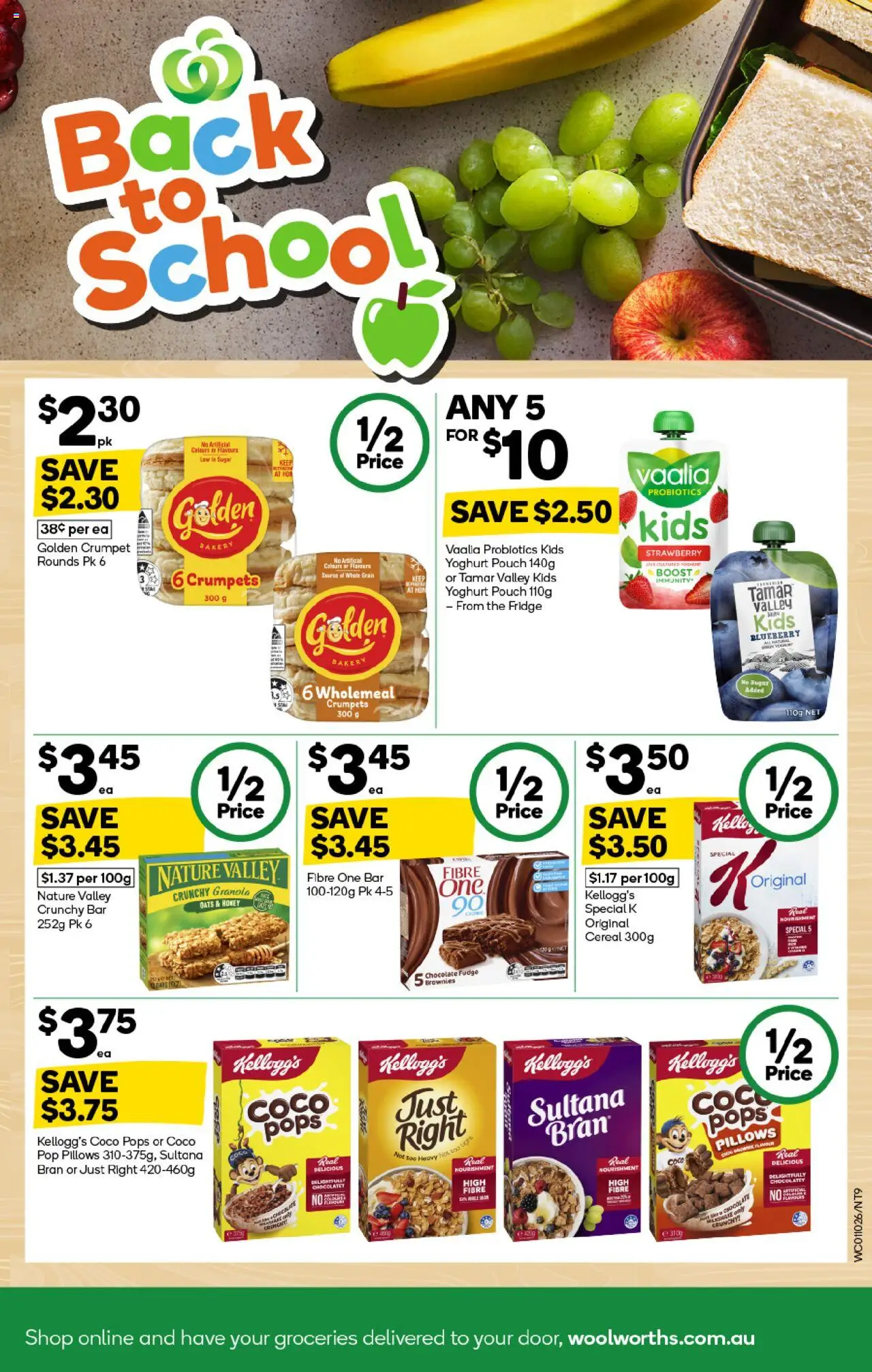 Woolworths catalogue - valid from 01.10.2025 | Page: 9 | Products: Yoghurt, Honey, Oats, Cereal