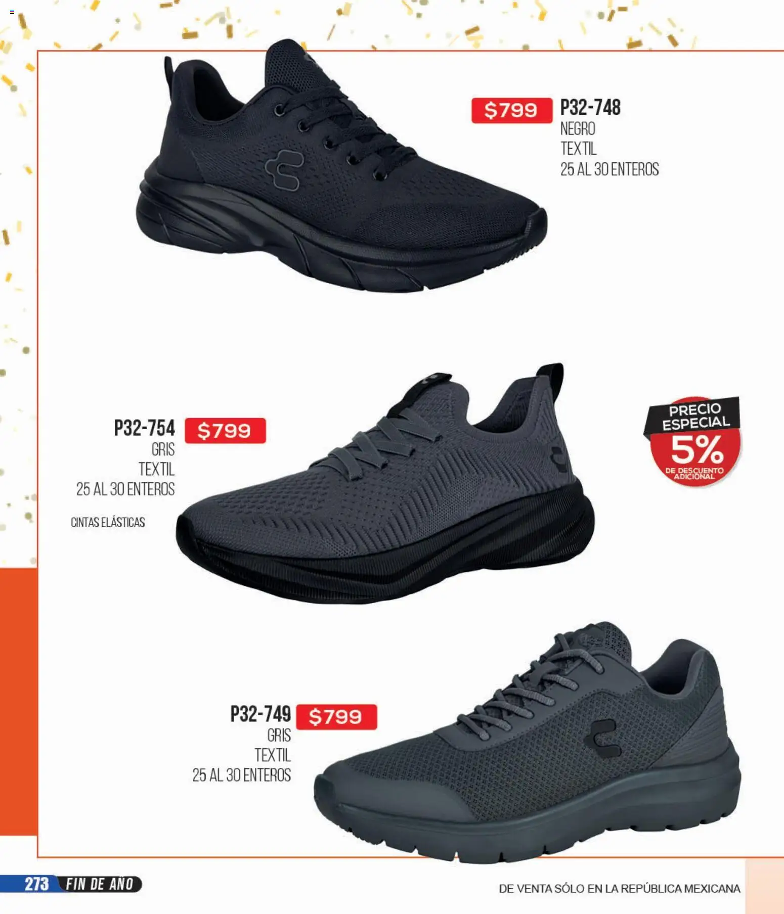 Nuevas ofertas de Cklass válidas en toda la República Mexicana desde el 02.01.2026. ¡Encuentra las mejores ofertas en Cklass catálogo Rebajas Inicio de Año Calzado! | Página: 274