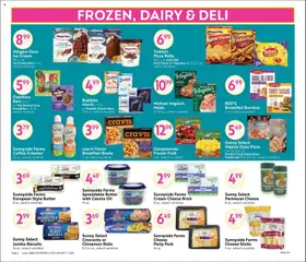 Preview of Lucky Supermarkets weekly ads valid from 03.12.2025 | Page: 2 | Products: Milk, Butter, Cheese, Pizza