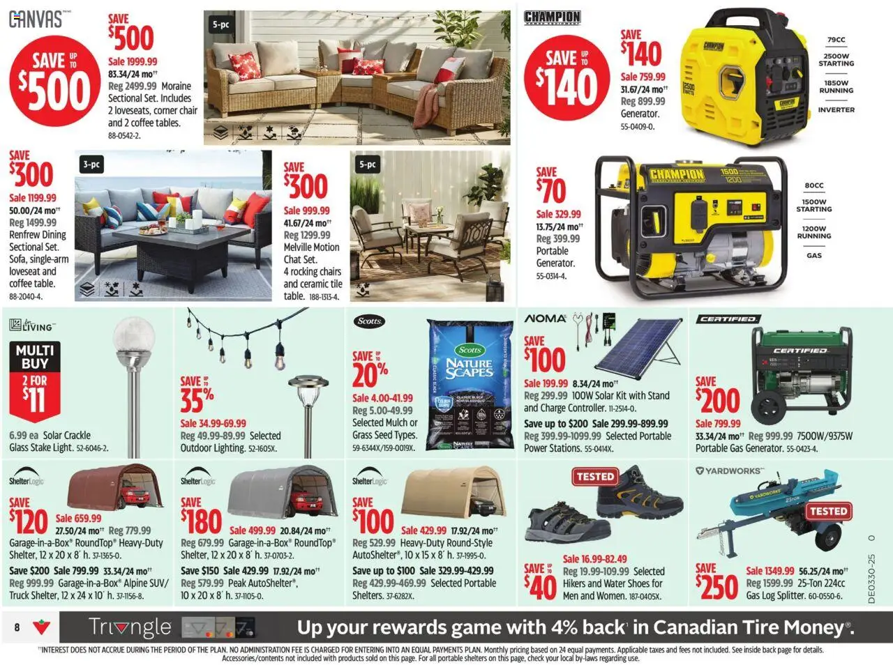 Canadian Tire flyer valid from 18.07.2025 | Page: 10 | Products: Game, Chair, Shoes, Coffee