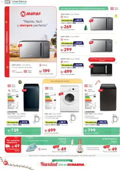 Vista previa de folleto Catálogo Hiraoka  de la Hiraoka válido desde 06.12.2025 | Página: 44 | Productos: Ropa, Lavadora, Secadora, Freidora