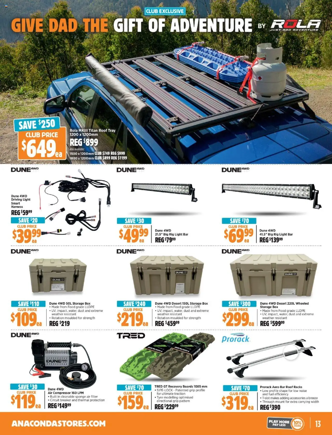 Anaconda catalogue - valid from 11.08.2025 | Page: 13 | Products: Box, Light, Sponge, Accessories