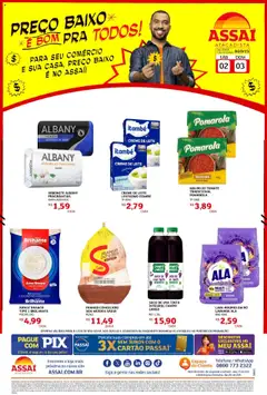 Encarte Assaí Atacadista - RR - Pré-Visualização do folheto da loja Assaí Atacadista, válido de 02.08.2025