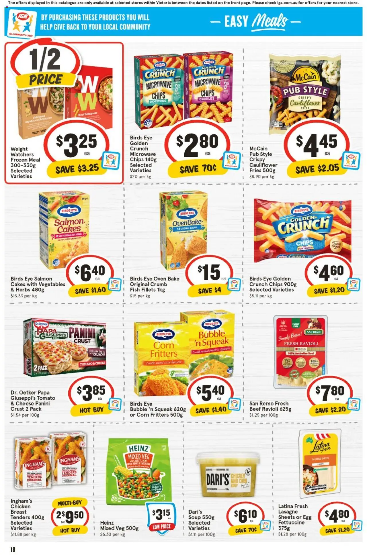 IGA catalogue - valid from 13.08.2025 | Page: 17 | Products: Flour, Tomatoes, Steak, Tuna