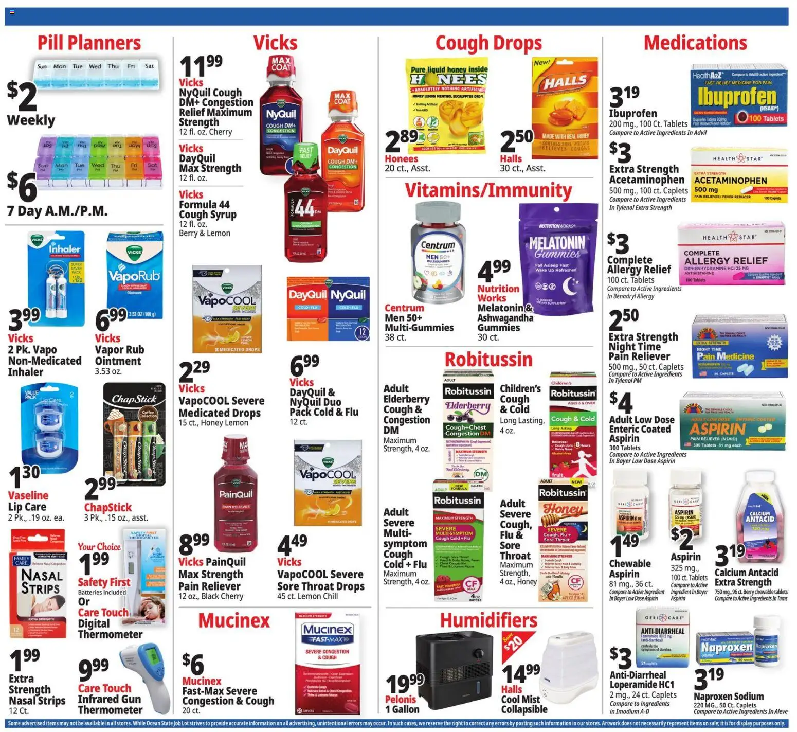 Ocean State Job Lot Weekly Ad - valid from 08.01.2026 | Page: 11 | Products: Melatonin, Coffee, Coat, Lemon