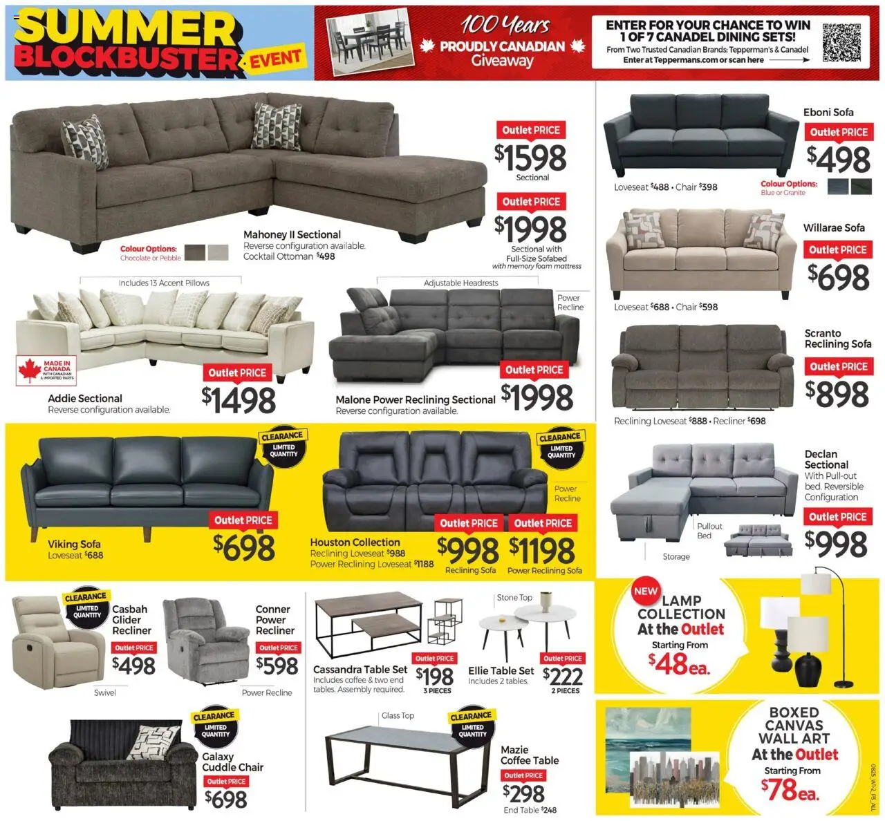 Tepperman's flyer valid from 07.08.2025 | Page: 11 | Products: Mattress, Chair, Lamp, Coffee