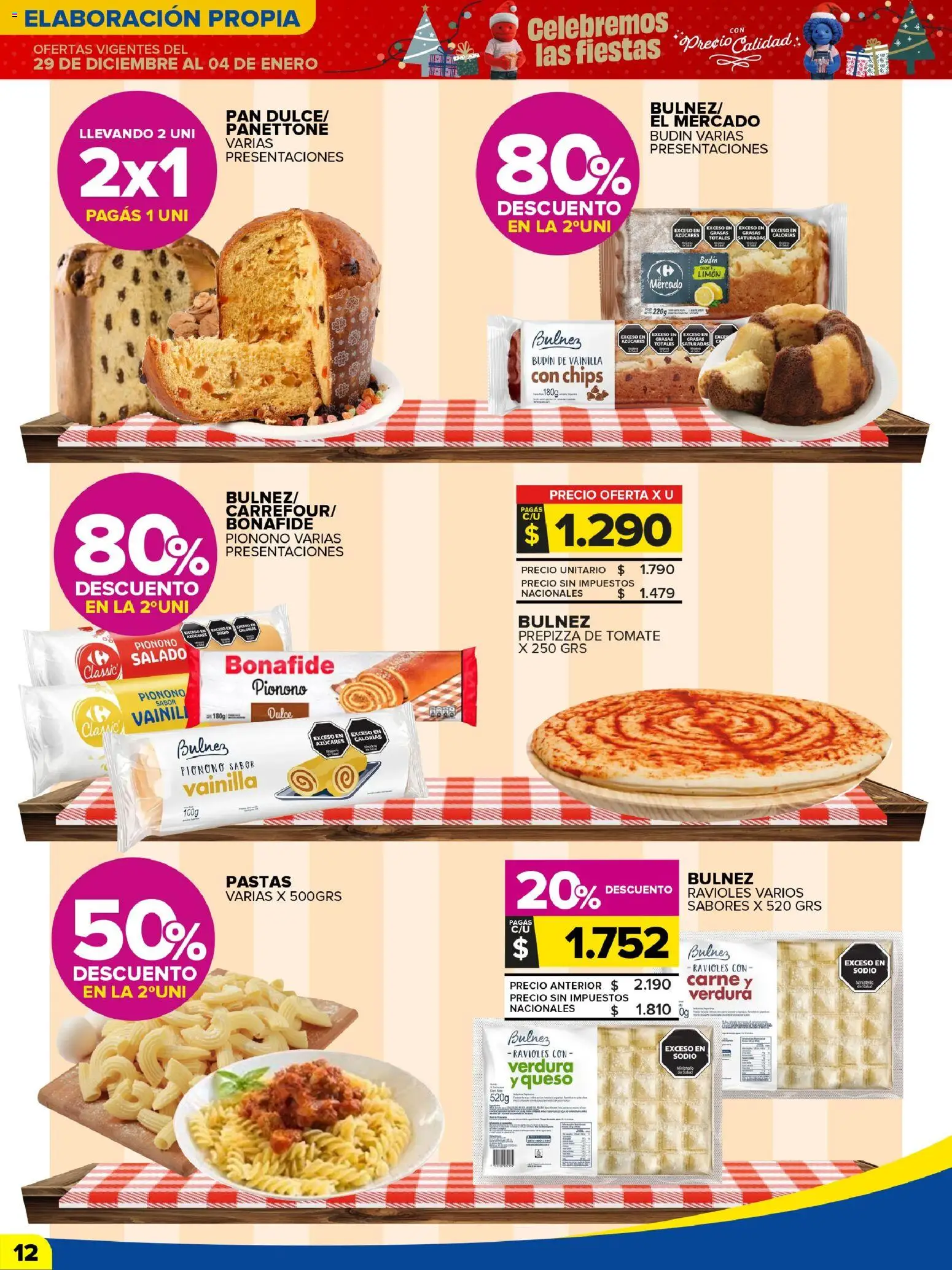 Carrefour Maxi catálogo │ válido desde el 29.12.2025 | Página: 13 | Productos: Budín, Limón, Queso, Pionono