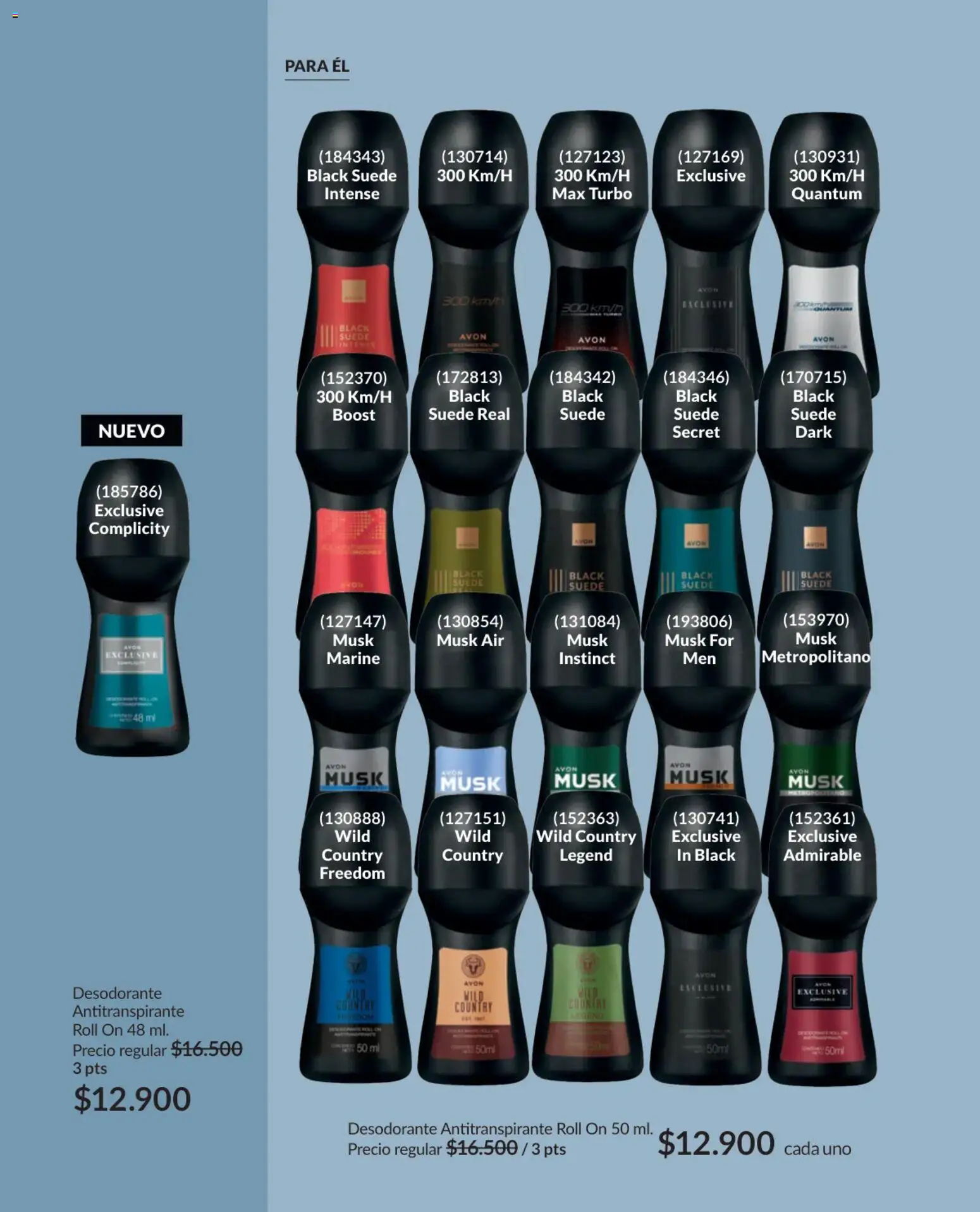 Avon revista - valida desde el 17.11.2025 | Página: 165 | Productos: Desodorante, Antitranspirante