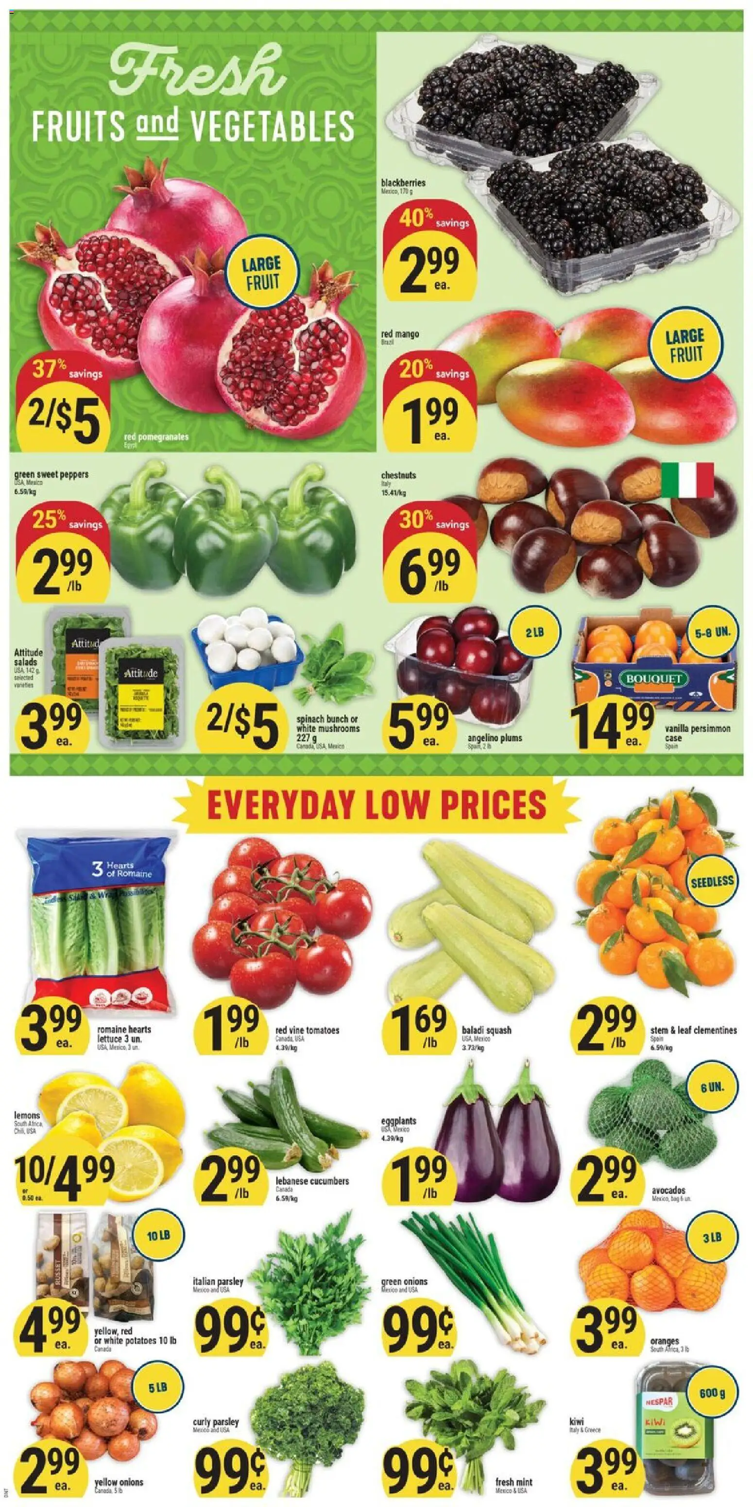 Adonis flyer valid from 27.11.2025 | Page: 3 | Products: Potatoes, Case, Bag, Oranges