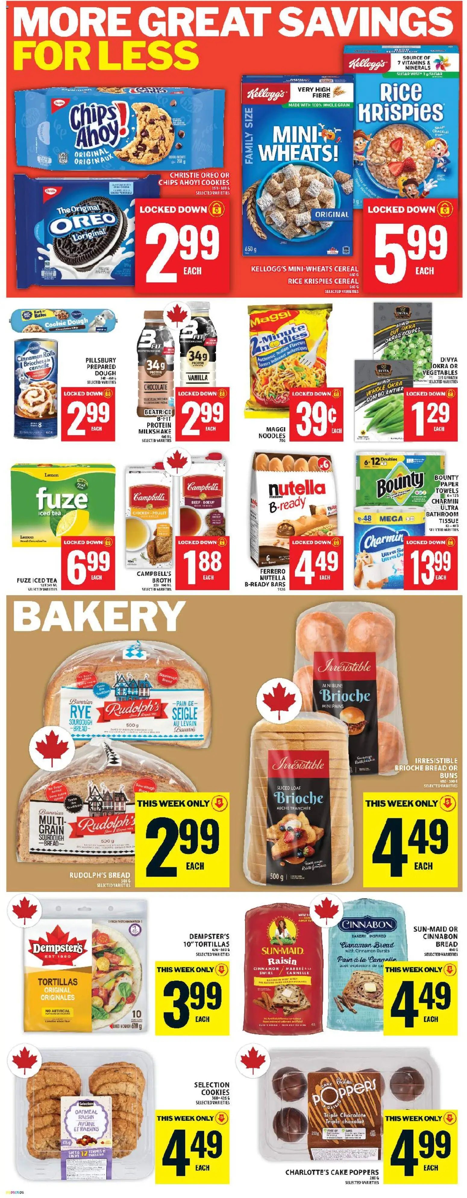 Food Basics flyer valid from 25.12.2025 | Page: 6 | Products: Rice, Chips, Bread, Chocolate