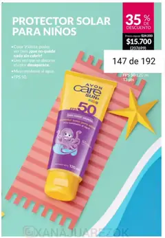 Vista previa Avon - Campaña 3/2026 válido desde el 01.03.2026 | Página: 141 | Productos: Protector solar, Agua