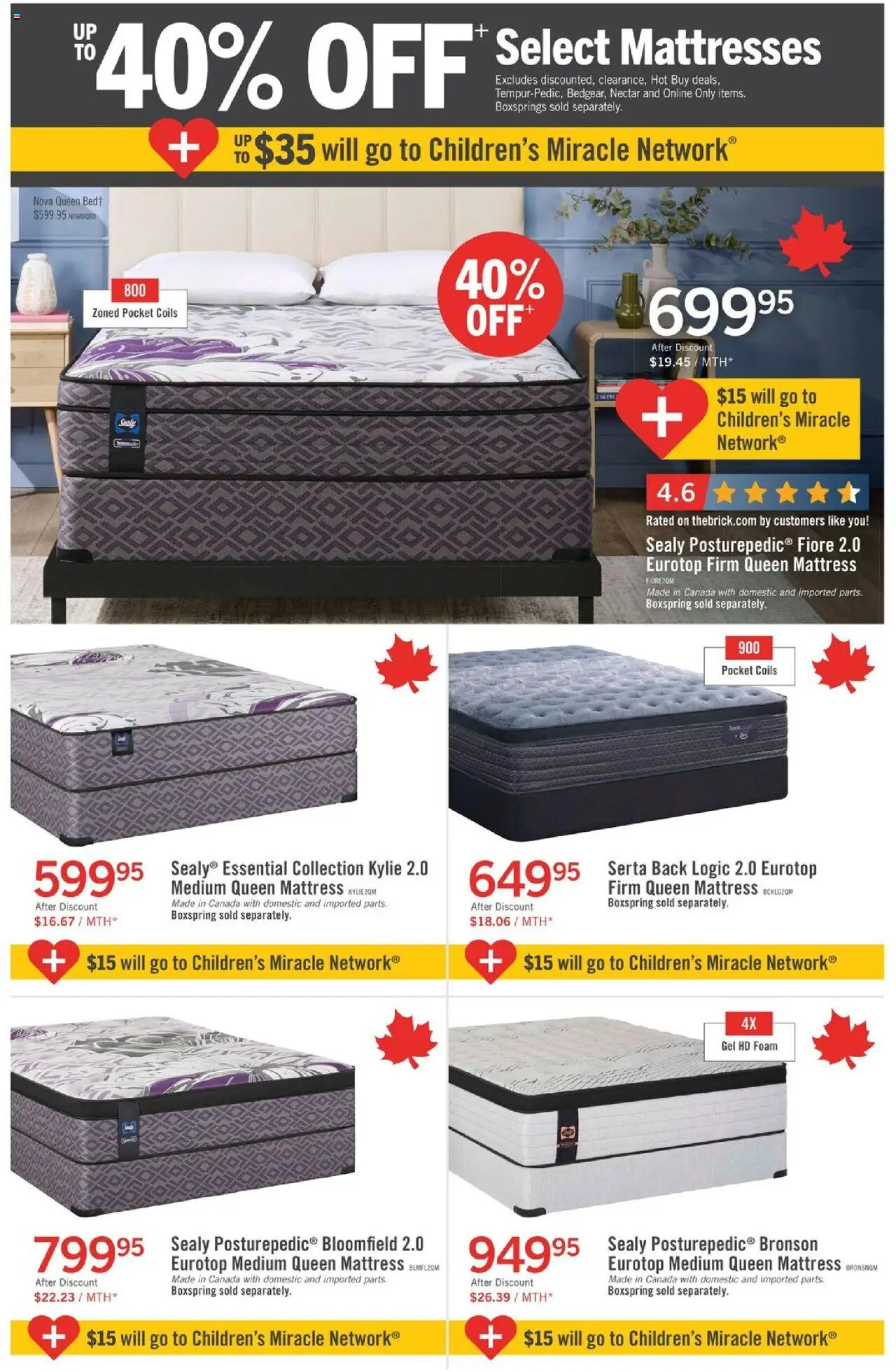 The Brick flyer valid from 30.09.2025 | Page: 7 | Products: Mattress