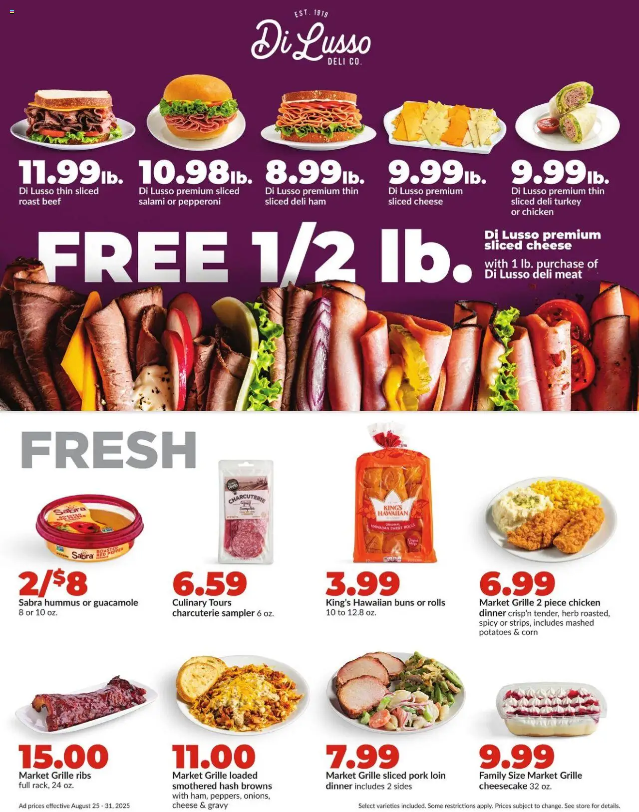 HyVee Weekly Ad - valid from 25.08.2025 | Page: 19 | Products: Cheese, Potatoes, Pepper, Cheesecake