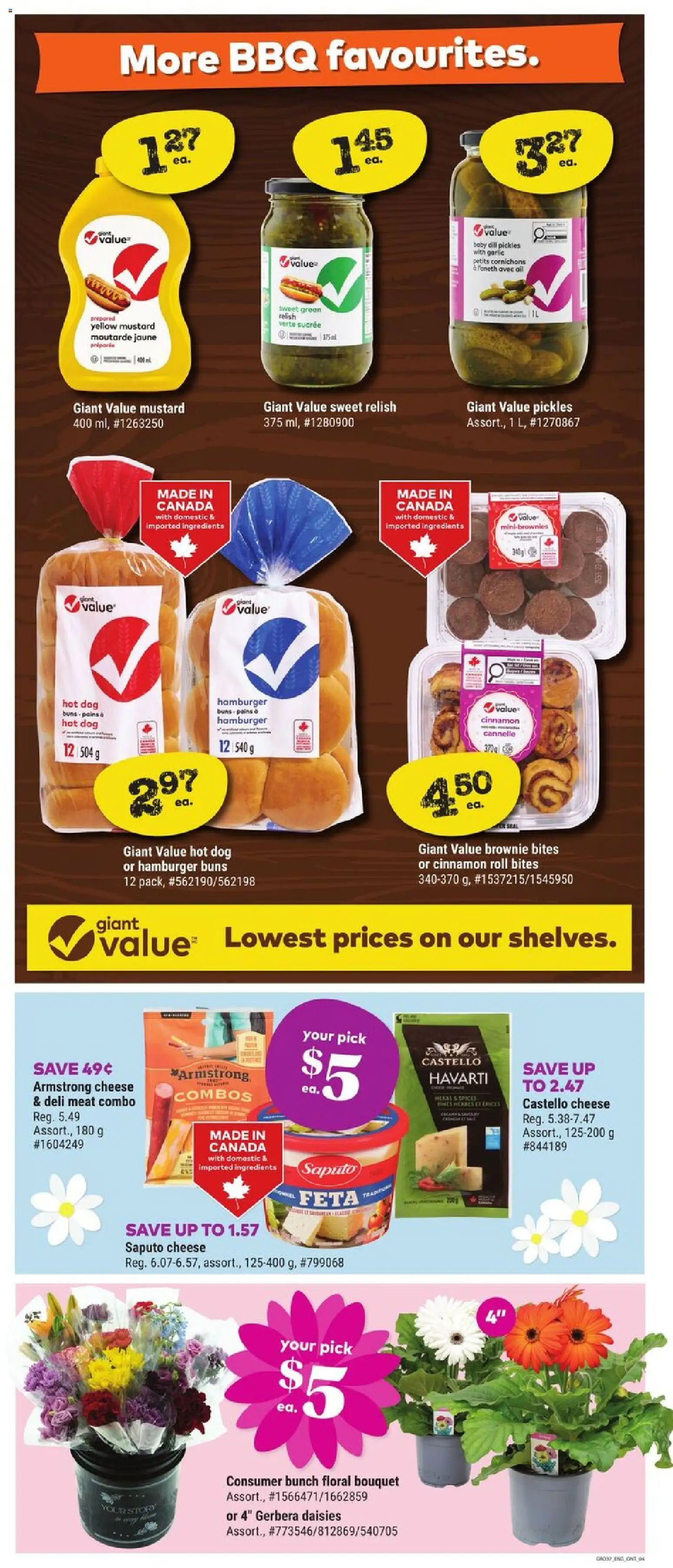 Giant Tiger flyer valid from 15.04.2026 | Page: 4 | Products: Cheese