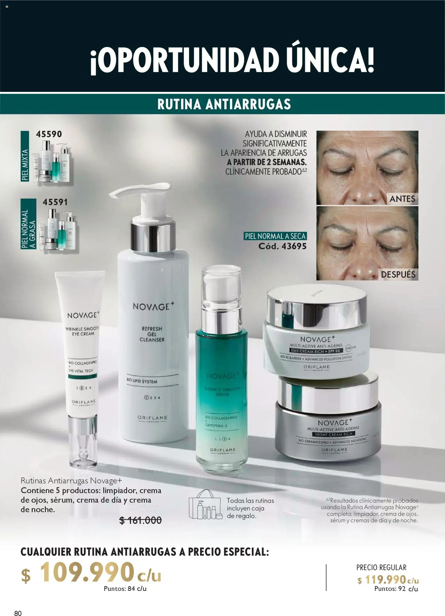Oriflame catálogo │ válido desde el 25.10.2025 | Página: 80 | Productos: Caja, Crema, Serum