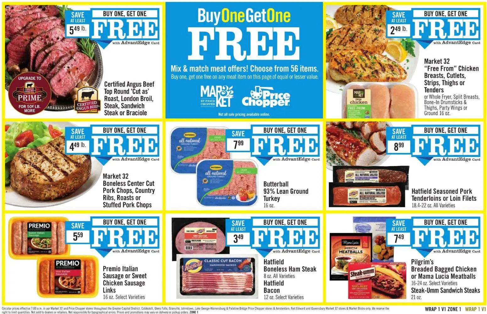 Price Chopper - Weekly Ad - valid from 05.04.2026 | Page: 13 | Products: Ham, Pork, Beef, Sausage
