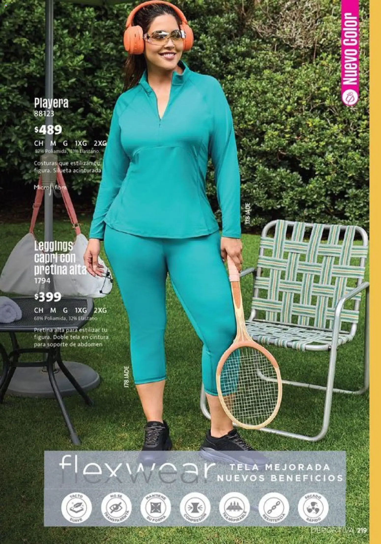 Nuevas ofertas de Ilusión válidas en toda la República Mexicana desde el 01.03.2026. ¡Encuentra las mejores ofertas en Ilusión catálogo Primavera! | Página: 221 | Productos: Leggings, Playera